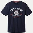 Tom Tailor Casual T-Shirt mit Logoprint Blau XL