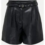 ONLHeidi Leder Shorts Schwarz XS