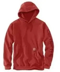Carhartt Herren Kapuzensweatshirt Iconic K288 Signature Logo Loose Fit Chilli...
