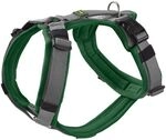 Hunter Hunde Geschirr Maldon Up Dunkelgr&uuml;n/Grau 53-71 cm/M