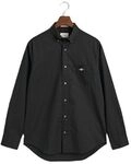 Gant Herren Hemd Classic Poplin Black XL