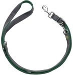 Hunter Hunde Verstellbare F&uuml;hrleine Maldon Dunkelgr&uuml;n/Grau B 1,5 cm x L 200 cm