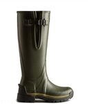 Hunter Boots Damen Jagd Stiefel Balmoral Neo Lined Dark Olive 38