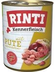 Rinti Hunde Nassfutter Dose Kennerfleisch Pute 800g