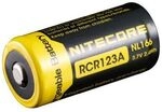 Nitecore Li-Ion Akku Typ CR123A NL166, geeignet f&uuml;r Hikmicro Thunder