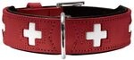 Hunter Halsband Swiss Rot/Schwarz XS (32)