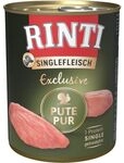 Rinti Hunde Nassfutter Dose Singlefleisch Exclusive Pute 800g