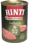 Rinti Hunde Nassfutter Dose Singlefleisch Exclusive Pute 400g