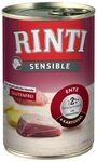 Rinti Hunde Nassfutter Dose Sensible Ente mit H&uuml;hnerleber & Kartoffel 400g