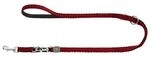 Hunter Verstellbare F&uuml;hrleine Hilo Rot L 200 cm | B 1,5 cm
