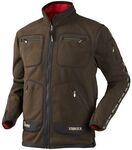 H&auml;rkila Kamko Fleecejacke Brown/Red XL