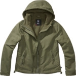 Brandit Damenjacke Windbreaker Frontzip Oliv L