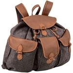 AKAH Lodenrucksack de Luxe mit Elchleder