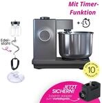 Wilfa Probaker NXT KM4GY-T70 - GRAU mit Timer und Edelstahl-Knethaken