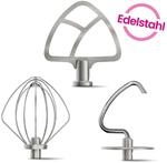 KitchenAid 3 tlg Set R&uuml;hrelemente aus Edelstahl f&uuml;r 4,3, 4,7 & 4,8...