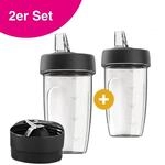 Kenwood Smoothie Maker 2er Set KAH740PL "Blend Xtract Sport" -...