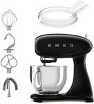 SMEG K&uuml;chenmaschine SMF03BLEU - Schwarz 50's Retro-Style