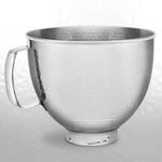 KitchenAid R&uuml;hrsch&uuml;ssel Edelstahl geh&auml;mmert 4,8 Liter