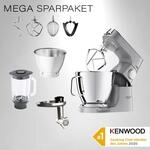 Kenwood K&uuml;chenmaschine Titanium Chef Baker XL Silber KVL85.224SI