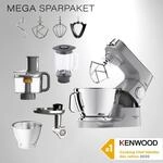 Kenwood K&uuml;chenmaschine Titanium Chef Baker Silber KVC85.594SI