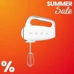 SMEG Handmixer HMF01WHEU Wei&szlig; 50's Retro-Style