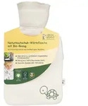 Naturkautschuk - Kinderw&auml;rmflasche mit Bio-Bezug klein