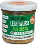 Vegane Art - Leberwurst mit R&ouml;stzwiebeln aus Linsen