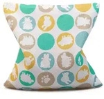 Bio-Traubenkern-Kissen 12x12 cm, Animal dots, GOTS