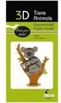 3D Tiere Papiermodell - Koala