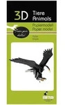 3D Tiere Papiermodell - Adler