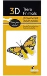 3D Papiermodell - Schmetterling bunt