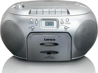 LENCO SCD-420SI, LENCO Radio/CD/Kassetten-Player SCD-420 SILVER (SCD-420SI)