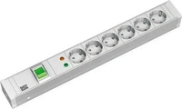 Bachmann 333.005, Bachmann 19Zoll Steckdosenleiste 6f 1 5HE 1xSchalter &Uuml;SS 333.005