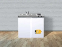 Stengel 1110000001100, Stengel Minik&uuml;che Kitchenline wei&szlig; MK100KSEKFliBre #25