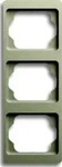 Busch-Jaeger 2CKA001754A4119, Busch-Jaeger Rahmen 3-fach palladium senkr. 1733 KA-260