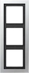 Jung ALD2983, Jung Rahmen 3-fach alu waage/senkrecht ALD 2983 (ALD2983)
