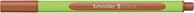 Schneider 191007, Schneider Fineliner Line-Up - 0,4 mm, braun