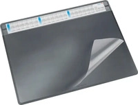 L&auml;ufer 47656, L&auml;ufer Schreibunterlage DURELLA soft - 65 x 50 cm, schwarz