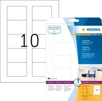 Herma 4353, Herma Disketten-Etiketten wei&szlig; 70x50,8 mm Papier matt 250 St.
