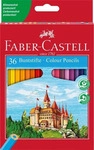Faber-Castell 120136, Faber-Castell Farbstiftetui Castle 36ST sort