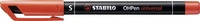 STABILO 841/40, STABILO 841/40 Folienstift Superfein 0,4mm permanent rot