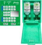 Leina-Werke 44023, Leina-Werke Augensp&uuml;lstation Plum 2x500ml gr&uuml;n