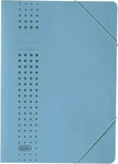 Elba 400010053, Elba Eckspanner chic, Karton (RC), 320 g/qm, A4, blau