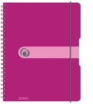 Herlitz 11293081, Herlitz Collegeblock easy orga to go 11293081 A4 beere