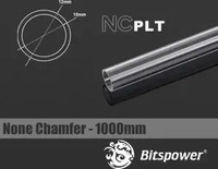 Bitspower None Chamfer PETG Link Tube 12/10mm, 100cm - Transparent