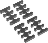 Alphacool Eiskamm X6 - 3mm black - 4 St&uuml;ck
