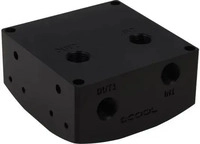 Alphacool Eisdecke D5 Aufsatz - Black Acetal G1/4 -...