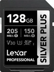 Lexar Silver Plus SDXC UHS-I 128GB U3 V30 R205/W150MB/s