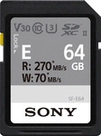 Sony SDXC-Karte 64 GB Cl10 UHS-II U3 V30 270/70MB/s
