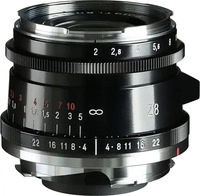 Voigtl&auml;nder Ultron 2,0/28 mm II VM schw. asph&auml;risch, Objektiv